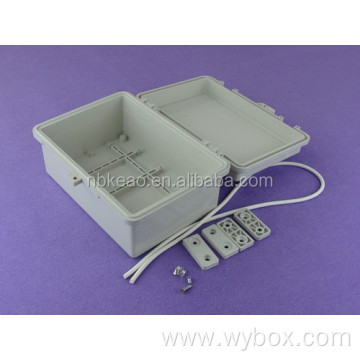 PWP655 waterproof plastic cases with hinged door ip66 waterproof enclosure plastic outdoor enclosure waterproof abs junction box